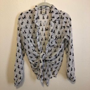 Classy Cat Blouse